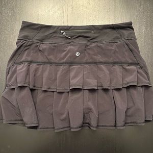 Lululemon Pace Setter Skirt Tall Size 6 - Black